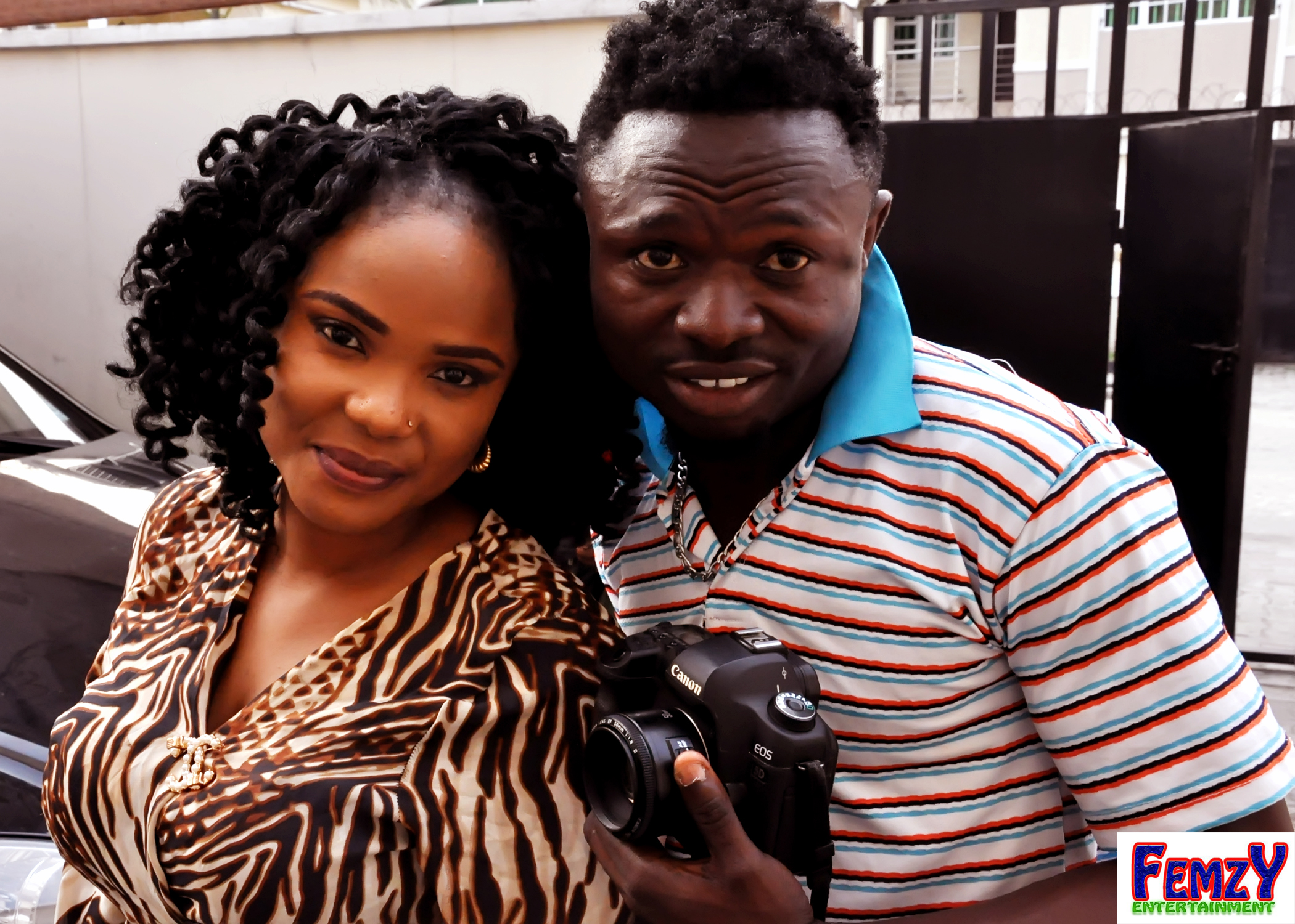 Awe Oluwafemi Seun with Iyabo Ojo